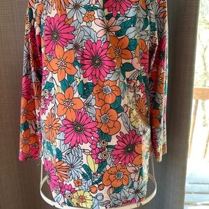 Floral Girl’s Top - Multicolor